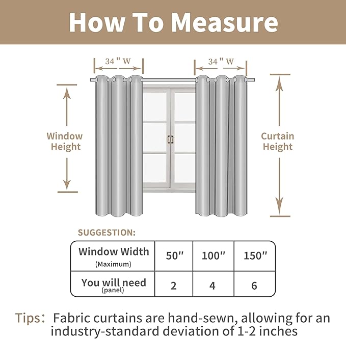 LAMIT Olive Green Linen Curtains 63 Inch Length 2 Panels for Bedroom, Light Filtering Window Treatments Semi Sheer Neutral Drapes with Bronze Grommet for Farmhouse, 34 X 63 Inch