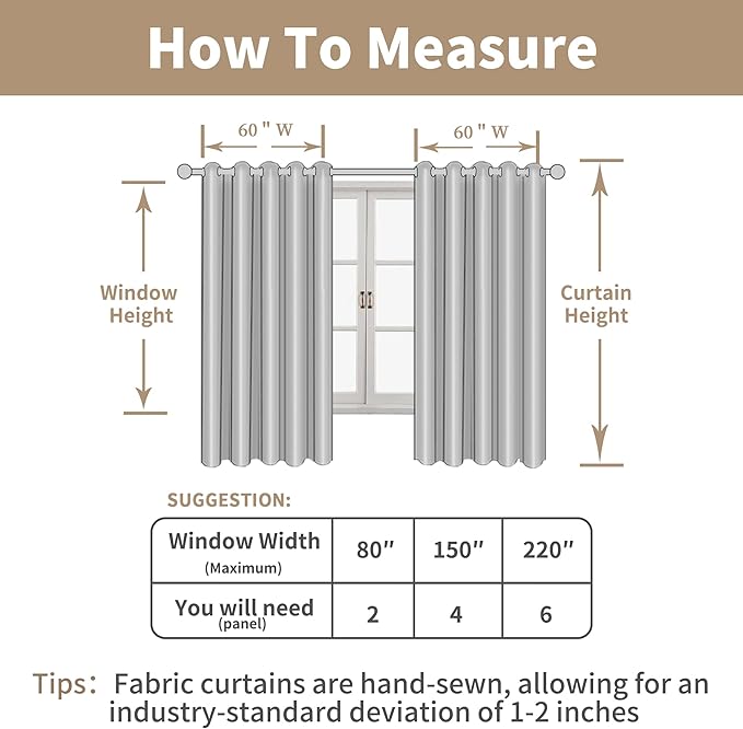 LAMIT Linen Curtains 63 Inch Length for Living Room, Linen Light Filtering Boho Semi Sheer Window Textured Burlap Drapes with Bronze Grommet for Bedroom, 2 Panels Set, 60 x 63 Inch, Cream