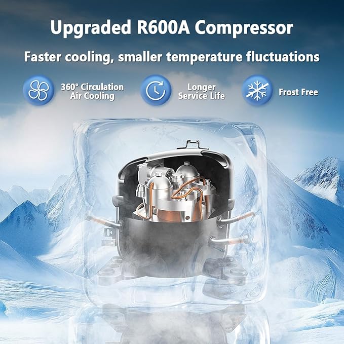 Tylza 130 Can Beverage Refrigerator Cooler, 3.22 Cu.Ft Beverage Cooler with Low-E Glass Door, Safety Lock, Beverage Fridge for Soda, Beer, Wine, Mini Fridge for Home, Office, Bar, Bedroom, Silver