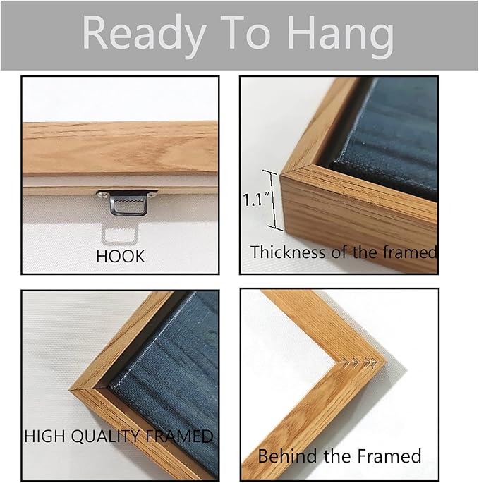 Mofutinpo Abstract Modern Canvas Wall Art for Living Room Cityscape New York Wall Decor City Theme Paintings Brown Framed Pictures Office Artwork Wall Decor Bedroom Above Bed