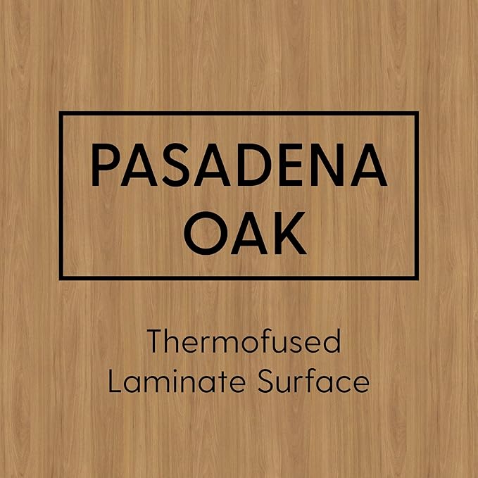 Factory Direct Partners FDP Rectangle (30 x 72 inch) Classroom Table with Adjustable Chunky Toddler Legs (15-24 in); Preschool, Kinder and Daycare Furniture - Pasadena Oak Top/Black Edge and Legs