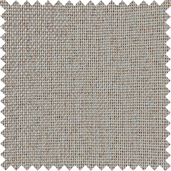 Macochico Pinch Pleated Blackout Curtains 102 Inches Long 100% Blackout Natural Linen Drapes for Bedroom Living Room Windows Farmhouse Burlap Curtains with Tieback 52”Wx102”L Beige 1 Panel