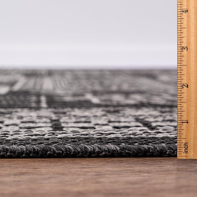 Keen Home Design Terrace Outdoor Runner Rug - 2x10 Washable Indoor/Outdoor Rug for Patio, Kitchen, Balcony, Beach, Garden, Deck and Porch, Size: 2'2"x9'11"