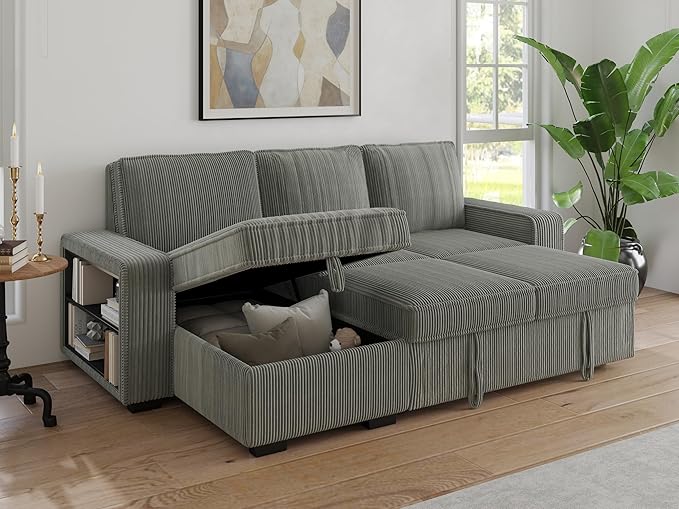 91-inch Reversible Sectional Sleeper