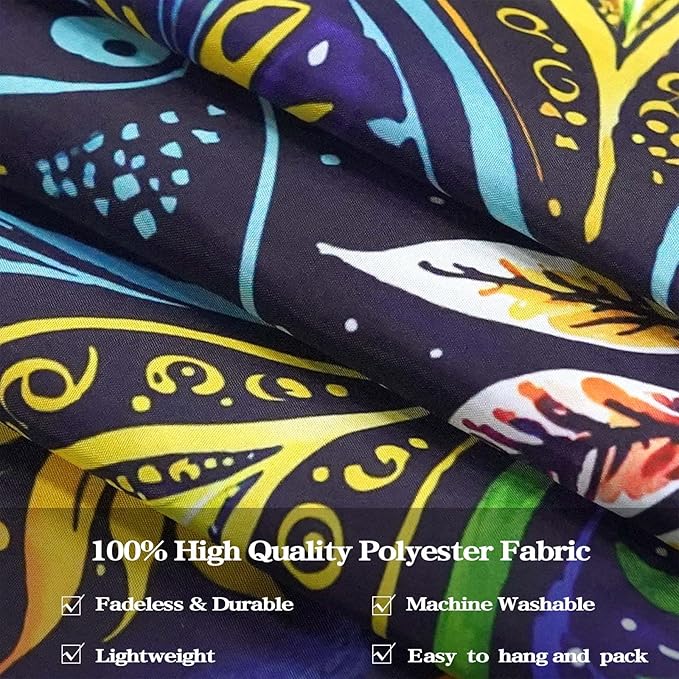 Fowocu Boho Floral Mandala Tapestry for Bedroom Aesthetic Blue Bohemian Colorful Flower Wall Tapestry Purple Hippie Indian Small Tapestries Wall Hanging for Living Room Dorm Decor 40 x 30 Inch