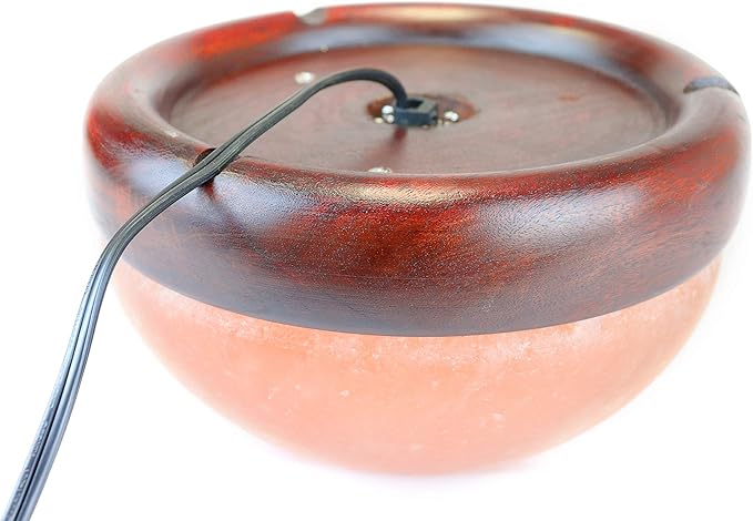 Himalayan Secrets® Salt Dome Lamp | for Warming Up Hands and Feet (9" Diameter)