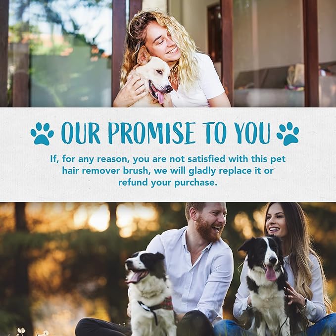 Lint Brush and Pet Hair Remover for Laundry, Clothes, Couches, Car Seats, Furniture and Fabric. Reusable Dog and Cat Fur Wizard Hair Removal Brush. ALLISTAR (Sky Blue)