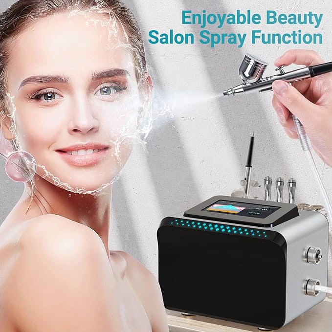 Meifuly Vacuum Therapy Machine, 3 in 1 Vacuum Cupping Sets, Skin Care and Airbrush Machine, with 1800ML and 1500ML Large Cups, 0-80 cmHg, 5 inch Touch Screen