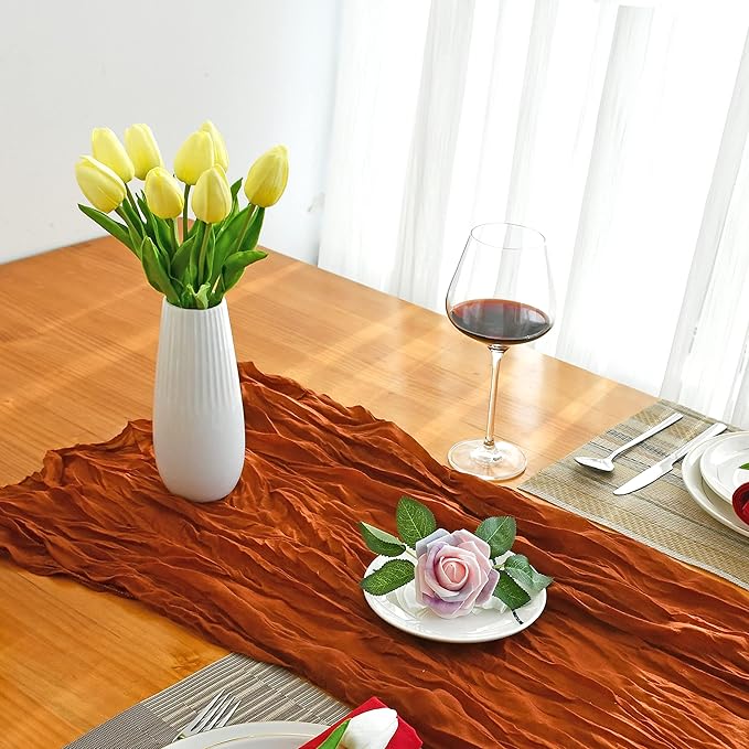 Mandy's Artificial Tulips 20 Stems Light Yellow PU Faux Flowers for Wedding Home Decor 13.5 Inch