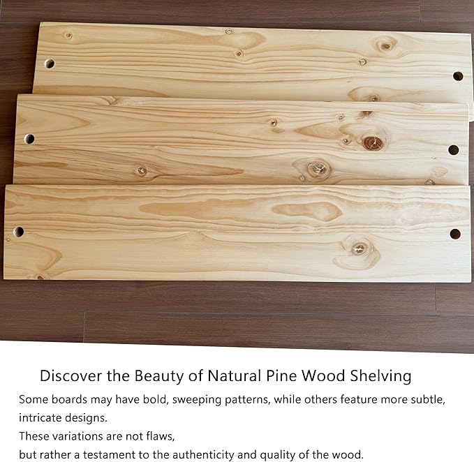 Industrial Pipe Wall Shelves Shelving with Real Wood Plank,48 Inches Floating Shelf for Wall Farmhouse Book Shelves Dark Brown 4 Tier for Kitchen,Living Room Decor and Bar Shelving