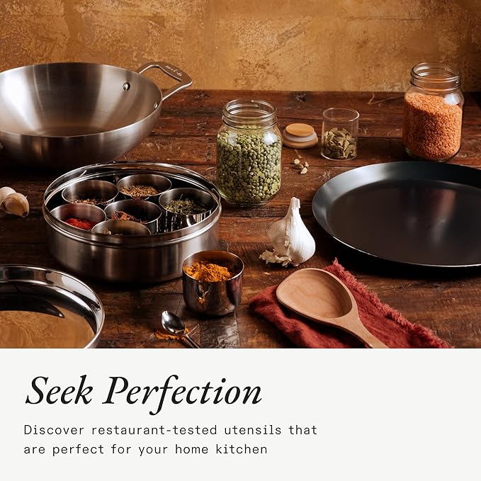 Made In Cookware - Wooden Spoon - Handcrafted for Thorough Mixing and Gentle Cookware Care - Crafted in Hungary