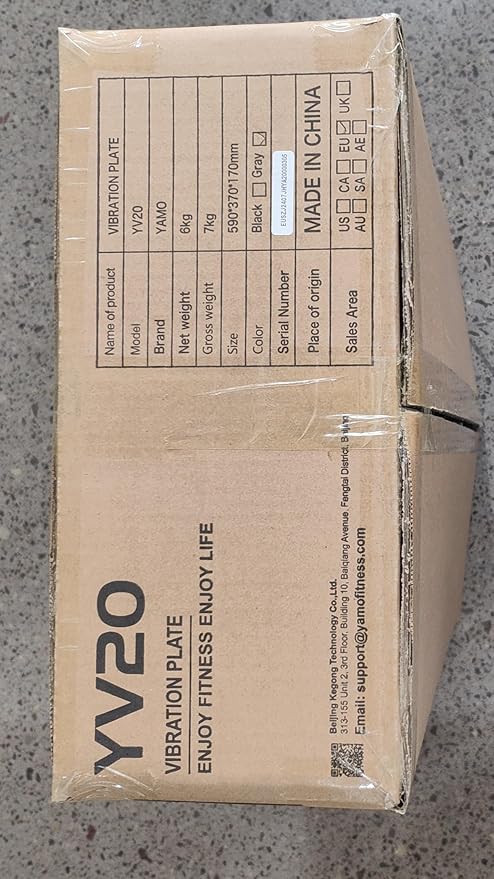 YAMO Vibration Plate Exercise Machine, Vibrating Plate for Lymphatic Drainage & Weight Loss, 350lbs Capacity Whole Body Shaking Workout Fitness Platform