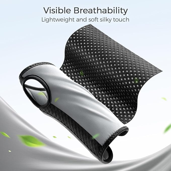 FREETOO Carpal Tunnel Wrist Brace Night Support Fit Right Hand for Work, Pain Relief Wrist Splint for Tendonitis, Sprain, Strain, Rigid Hand Brace for Arthritis for Women and Men (S/M, Black/Pink)