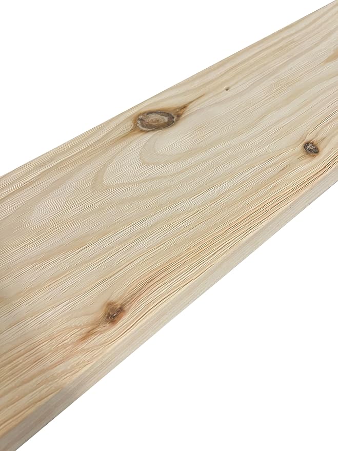 Joel's Antiques 36 Inch Floating Shelves for Wall - 36x6x2 in - Unfinished Wood Shelf Design, Wooden Wall Shelves for Bedroom, Bathroom, Kitchen and Living Room - Display and Store Your Décor at Home