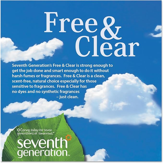 Seventh Generation Laundry Detergent, Citrus & Cedar, 8 Count, Powder