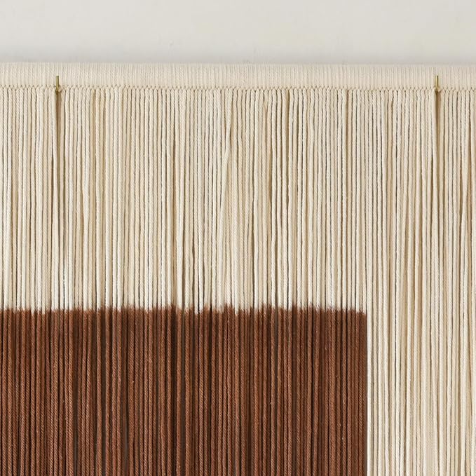 Macrame Wall Hanging Large Dip Dye Tapestry Fiber Wall Art Boho Bedroom Décor 57''W*35''L