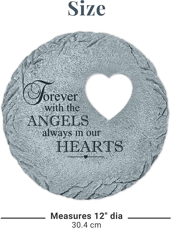 Let's Make Memories Personalized Always in Our Hearts Memorial Garden Stone - Sympathy Marker