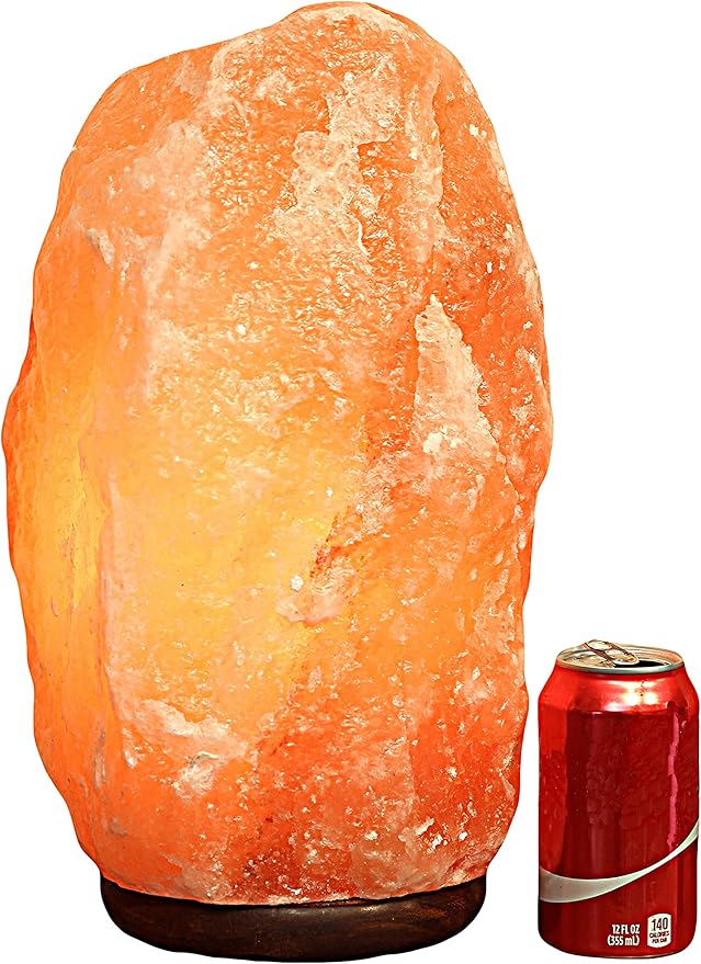 Giant Natural Himalayan Crystal Rock Salt Lamp 35~45 lbs
