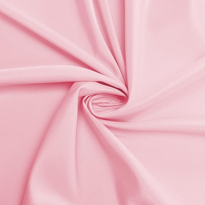 sancua Rectangle Tablecloth - 70 x 90 Inch - Stain and Wrinkle Resistant Washable Polyester Table Cloth, Decorative Fabric Table Cover for Dining Tables, Buffet Parties and Camping, Pink