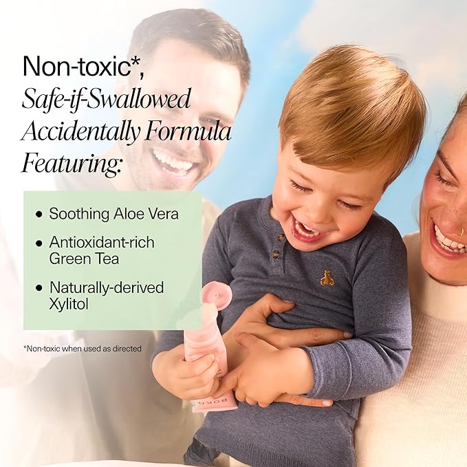 Boka Fluoride Free Toothpaste Nano Hydroxyapatite Toothpaste - Ela Mint, Orange Cream, Watermelon Mint Flavor, 4 oz 3Pk US Manufactured