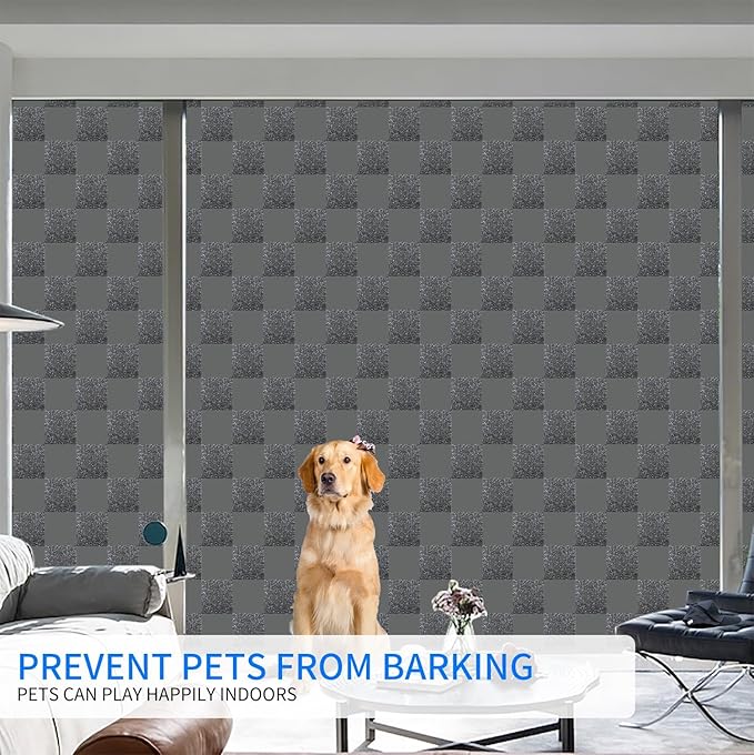 Window Film Privacy Day and Night with Installation Tools, Static Cling Glass Film Ideal for Home Shower Office Glass Door (Black, 35.4 x 78.7 Inch)