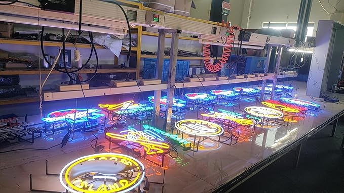 Neon Signs Bar Bedroom inin Rock And Roll Guitar Music Glass Neon Signs for Office Hotel Birthday Man Cave Neon Light Art Wall Lights 24 X 20 Inches