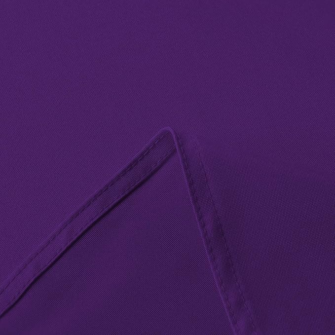 sancua Rectangle Tablecloth - 54 x 120 Inch - Stain and Wrinkle Resistant Washable Polyester Table Cloth, Decorative Fabric Table Cover for Dining Tables, Buffet Parties and Camping, Purple