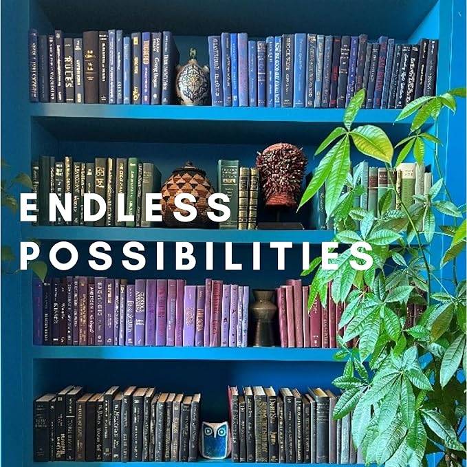 Curated Decorative Books Hardcover Décor Books for Home Décor, Choose Color, Interior Design, Office, Wedding Display, Instant Library, or Staging (Rust, Half Foot)