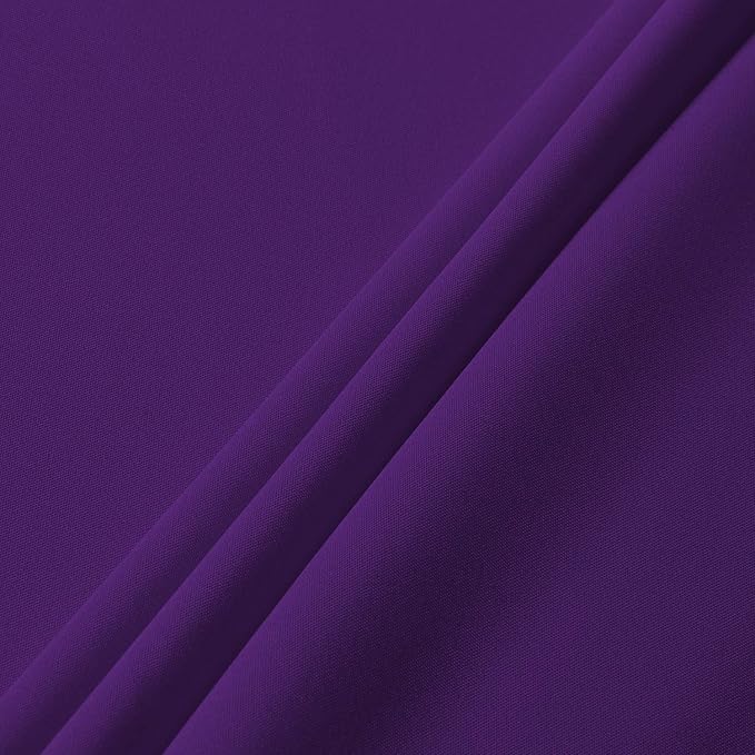 sancua Rectangle Tablecloth - 70 x 70 Inch - Stain and Wrinkle Resistant Washable Polyester Table Cloth, Decorative Fabric Table Cover for Dining Tables, Buffet Parties and Camping, Purple