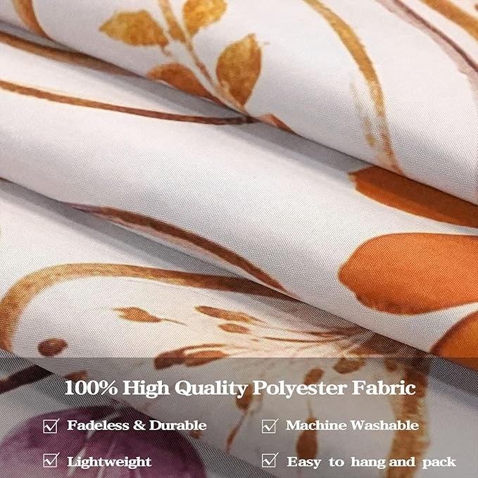 Fowocu Boho Floral Mandala Tapestry for Bedroom Aesthetic Watercolor Bohemian Flower Wall Tapestry Brown Beige Hippie Indian Tapestries Wall Hanging for Living Room Dorm Decor 60 x 44 Inch