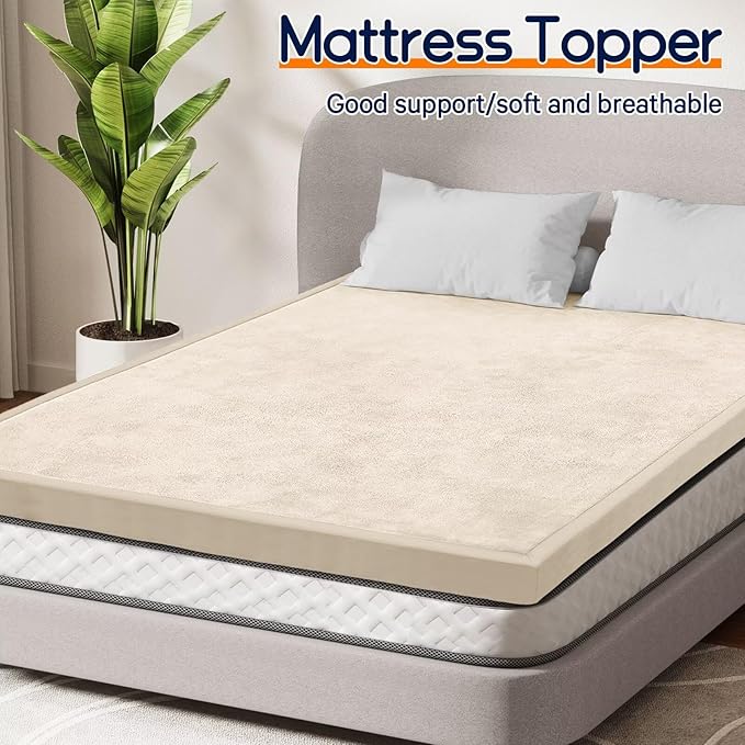 Baby Play Mat for Floor Tummy Time Mat Nursery Rug Muscle Mat Area Rug Playroom Rug Tatami Mat 6'7"x6'7" Memory Foam 1.3" Thick Crawling Mat for Babies,Toddlers, Infants, Kids,Floor Mat(Beige)