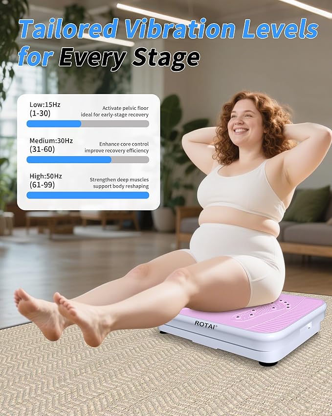 Shake Plate Vibration Exercise Machine for Lymphatic Drainage Massager & Weight Loss, 400 lbs Capacity Whole Body Vibrating Plate Workout for Women and Men