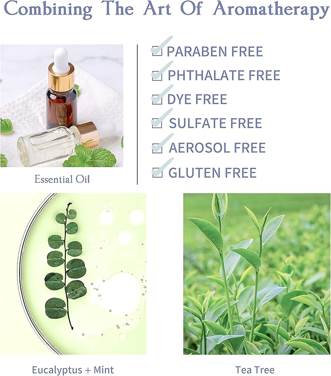 Clean-n-Fresh Toilet Spray, Poop Spray Eucalyptus Scent, 100% Natural Plant Essential Oil Bathroom Air Fresheners Spray, 400 Plus Uses, Long Lasting Odor Eliminator, 2 Pack