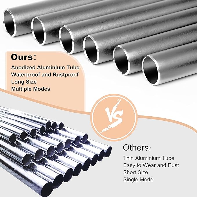 Large Aluminium Wind Chimes 37 Inches to Create a Zen Atmosphere Suitable for Outdoor, Garden, Patio Decoration. Classic Wind Chimes with Wind Catcher Suitable as A Gift for Unisex,Silver Grey