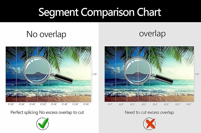 WFBHUA-Large Beach Scene Wallpaper Mural Dusk Waves Wall Murals for Bathroom Living Room Bedroom(Not Peel and Stick)