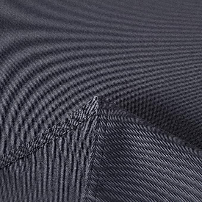 sancua Square Tablecloth - 60 x 60 Inch - Water Resistant Spill Proof Washable Polyester Table Cloth, Decorative Fabric Table Cover for Dining Tables, Buffet Parties and Camping, Grey