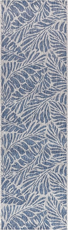 Keen Home Design Terrace Outdoor Runner Rug - 2x10 Washable Indoor/Outdoor Rug for Patio, Kitchen, Balcony, Beach, Garden, Deck and Porch, Size: 2'2"x9'11"