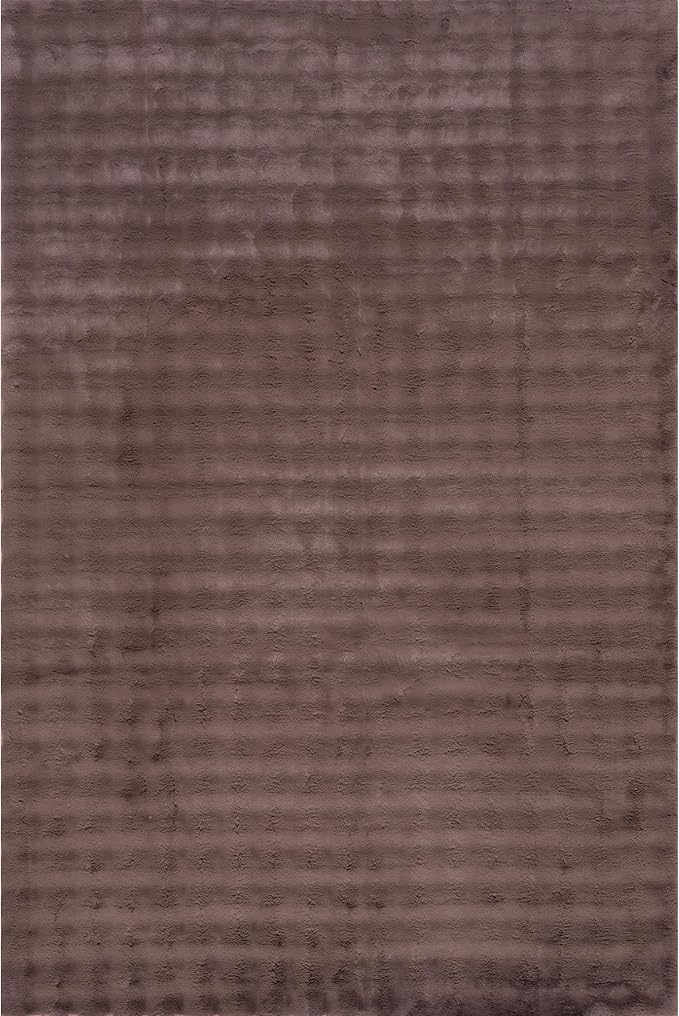 nuLOOM Jeni Checkered 3'9" x 6' Machine Washable Area Rug for Living Room Bedroom Dining Room Kitchen, Dark Brown