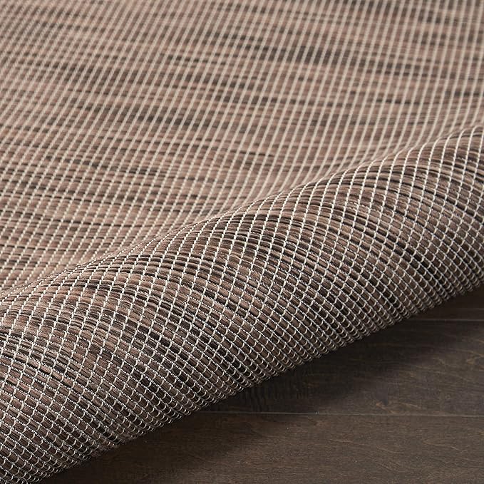 Nourison Positano Indoor/Outdoor Natural 2'2" x 12' Area Rug, Easy Cleaning, Non Shedding, Bed Room, Living Room, Dining Room, Backyard, Deck, Patio (2x12)