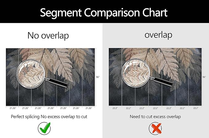 WFBHUA-Vintage Botanical Leaf Wallpaper Mural Dark Plant Leaves Wall Murals Decor for Living Room Bedroom(Not Peel and Stick)