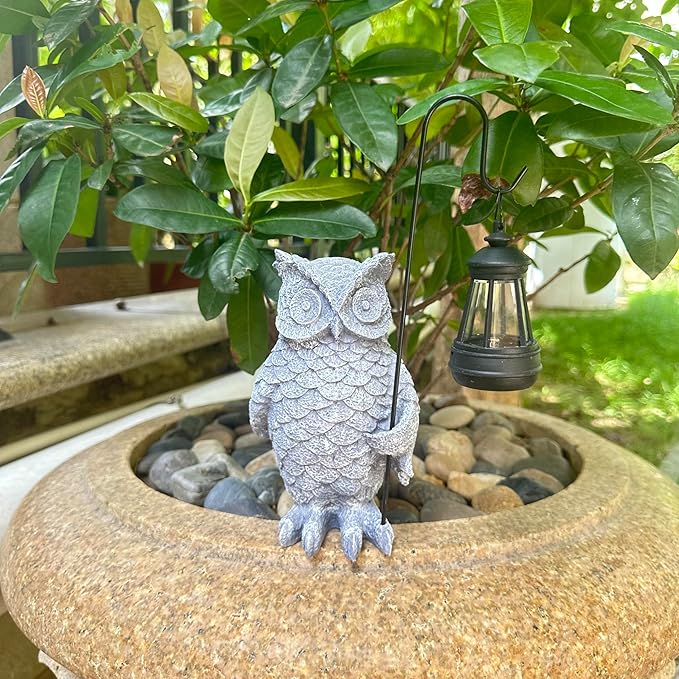 Outdoor owl Statue Garden Decor Lawn Decoration