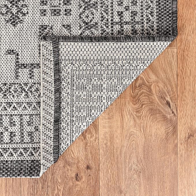 Keen Home Design Terrace Outdoor Runner Rug - 2x10 Washable Indoor/Outdoor Rug for Patio, Kitchen, Balcony, Beach, Garden, Deck and Porch, Size: 2'2"x9'11"