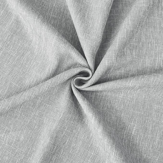 Vision Home Silver Grey Pinch Pleated Full Blackout Curtains Room Darkening Window Curtains 90 inch for Living Room Bedroom Thermal Insulated Pinch Pleat Drapes with Hooks Back Tab 2 Panel 40" Wx90 L