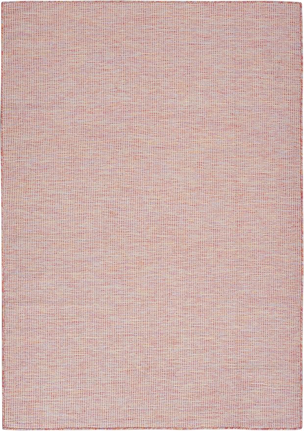 Nourison Home Positano Indoor/Outdoor Rainbow 3' x 5' Area Rug, Easy Cleaning, Non Shedding, Bed Room, Living Room, Dining Room, Backyard, Deck, Patio (3x5)