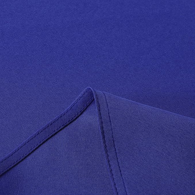Sancua Rectangle Tablecloth - 90 x 132 Inch - Water Resistant Spill Proof Washable Polyester Table Cloth, Royal Blue