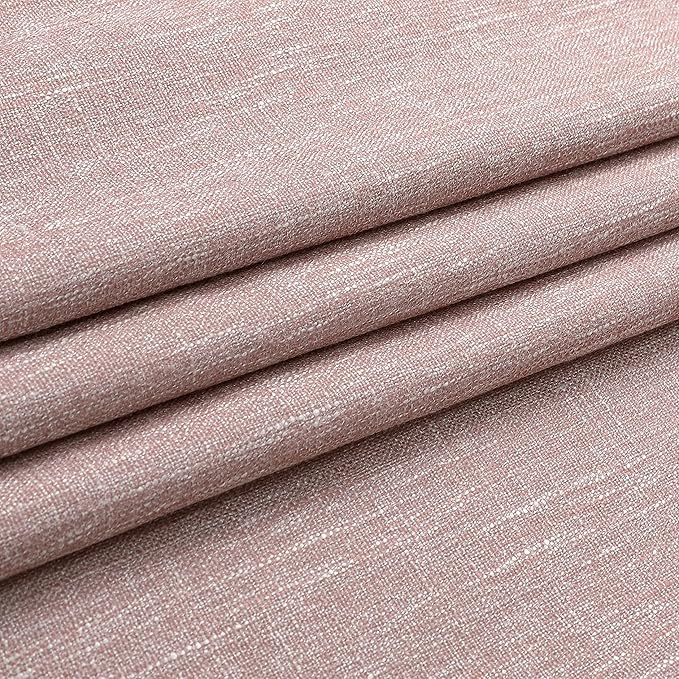 Vision Home Pink Full Blackout Curtains Pinch Pleated Room Darkening Window Panels 120 inch for Girls Bedroom Living Room Thermal Insulated Pinch Pleat Pink Drapes with Hooks Back Tab 40" Wx120 Lx2