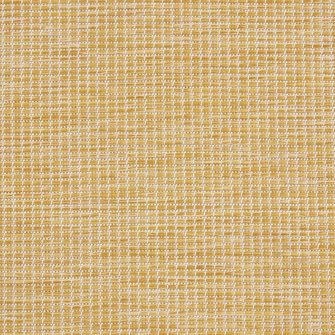 Nourison Positano Indoor/Outdoor Yellow 2'2" x 12' Area Rug, Easy Cleaning, Non Shedding, Bed Room, Living Room, Dining Room, Backyard, Deck, Patio (2x12)