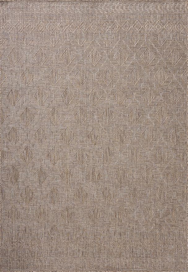 Loloi Amber Lewis Topanga Collection TOP-06 Natural/Mist 7'-10" x 10' Indoor/Outdoor Area Rug