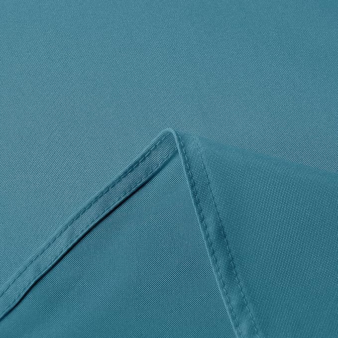sancua Square Tablecloth - 70 x 70 Inch - Stain and Wrinkle Resistant Washable Polyester Table Cloth, Decorative Fabric Table Cover for Dining Tables, Buffet Parties and Camping, Teal