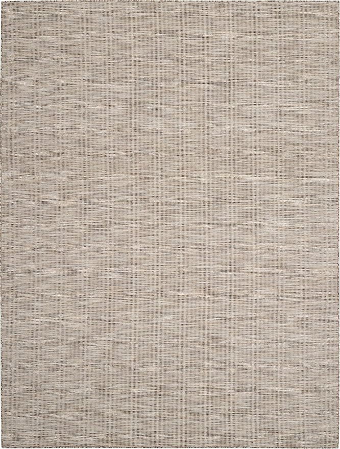 Nourison Home Positano 6' x 9' Beige Fabric Modern Indoor/Outdoor Area Rug